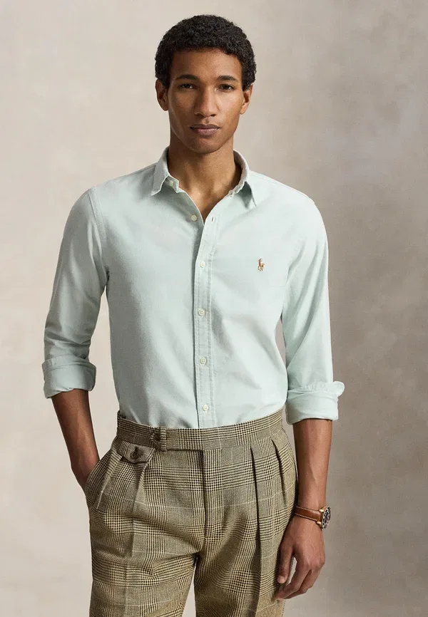 Рубашка оксфорд Slim Fit Polo Ralph Lauren, выцветшая мята