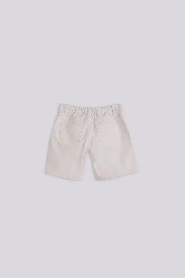 Детские шорты для мальчиков хлопковые Nebbati Basic, White — фото 3