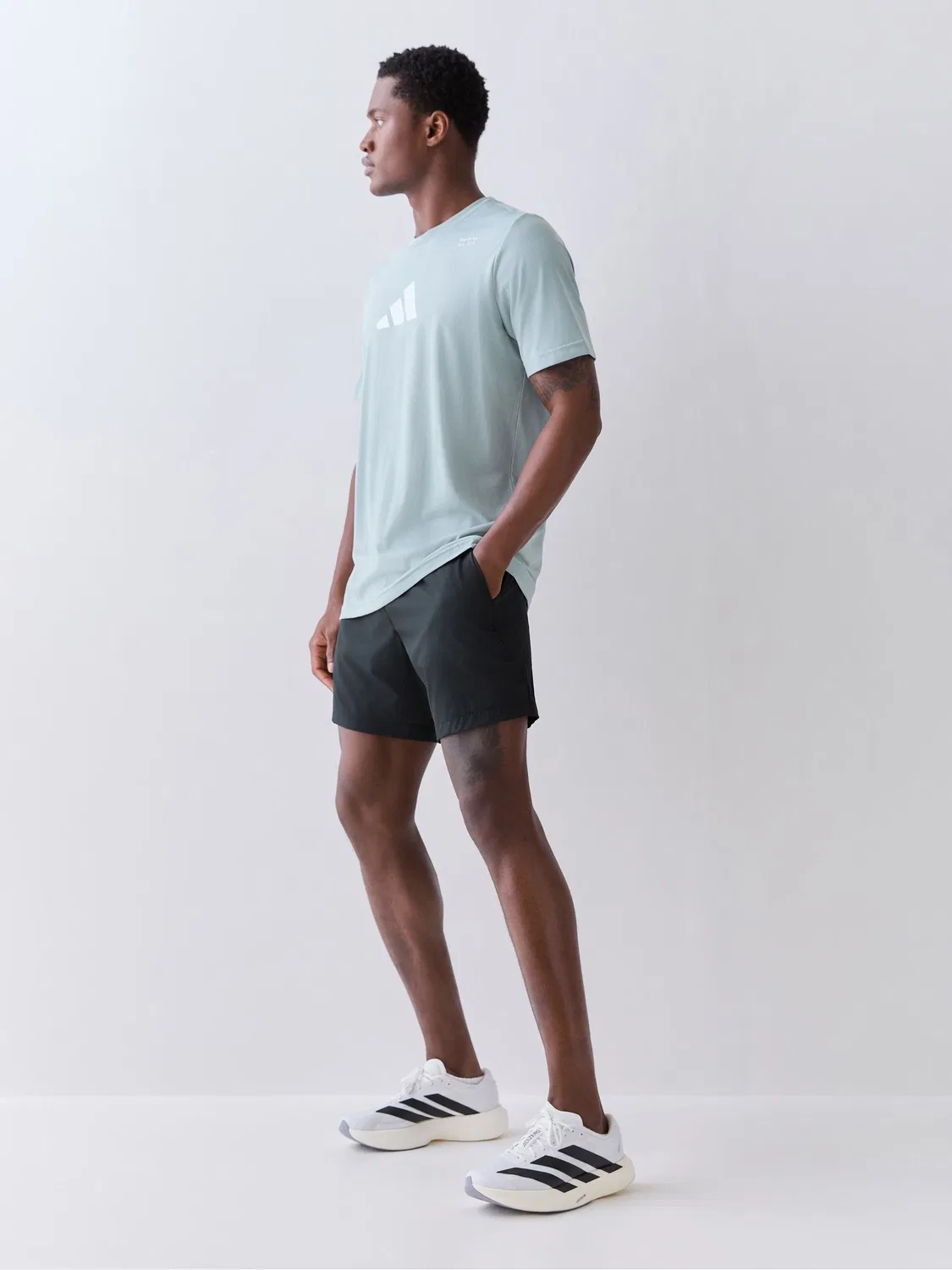 Футболка тренировочная Climacool adidas, зеленый — фото 2