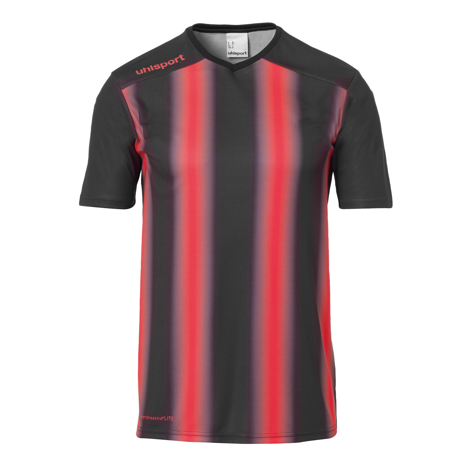 

Винтажная футболка Uhlsport Stripe 2.0, черный/черный/желтый