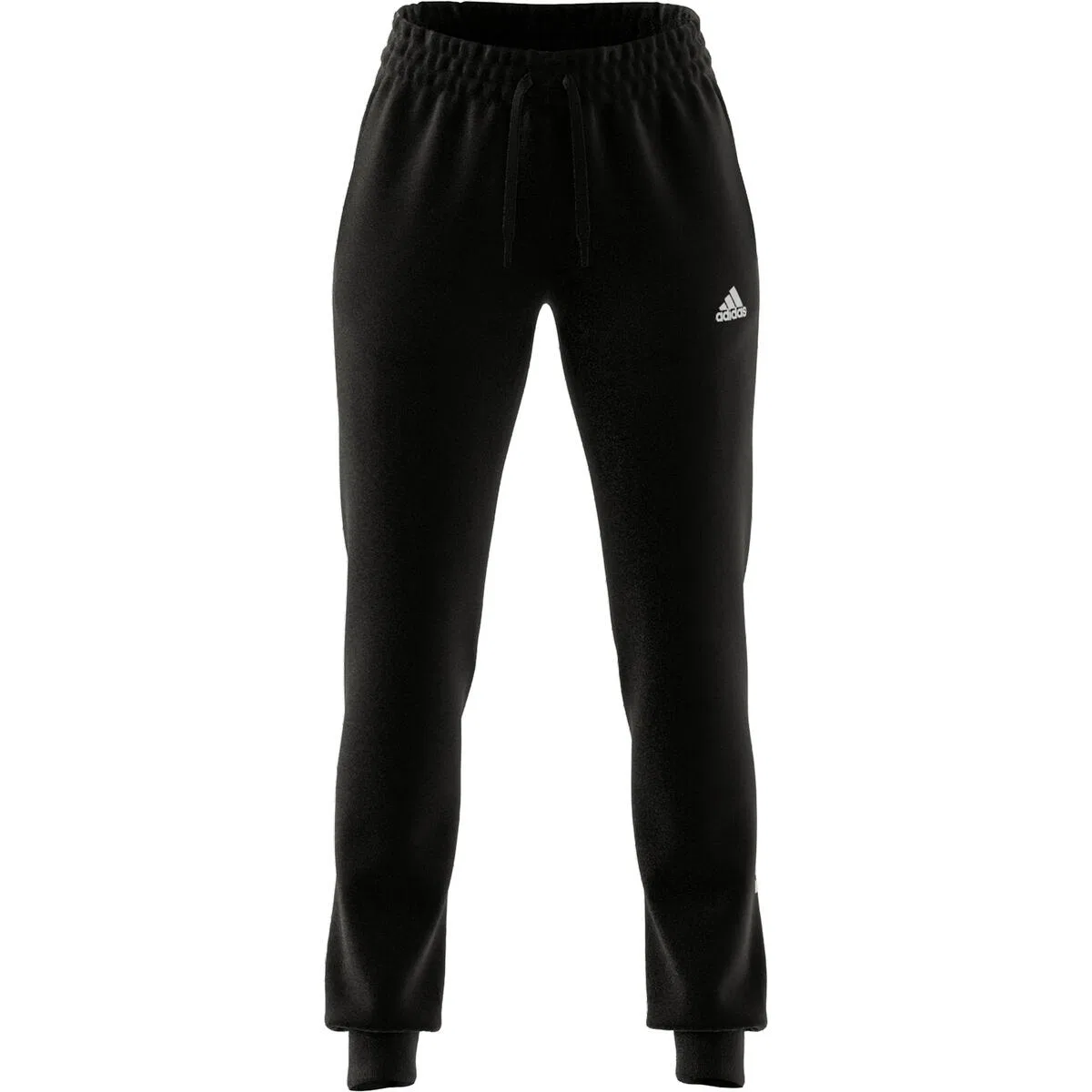Женские спортивные брюки с логотипом adidas Essentials Slim, Adidas, Черный Белый — фото 4