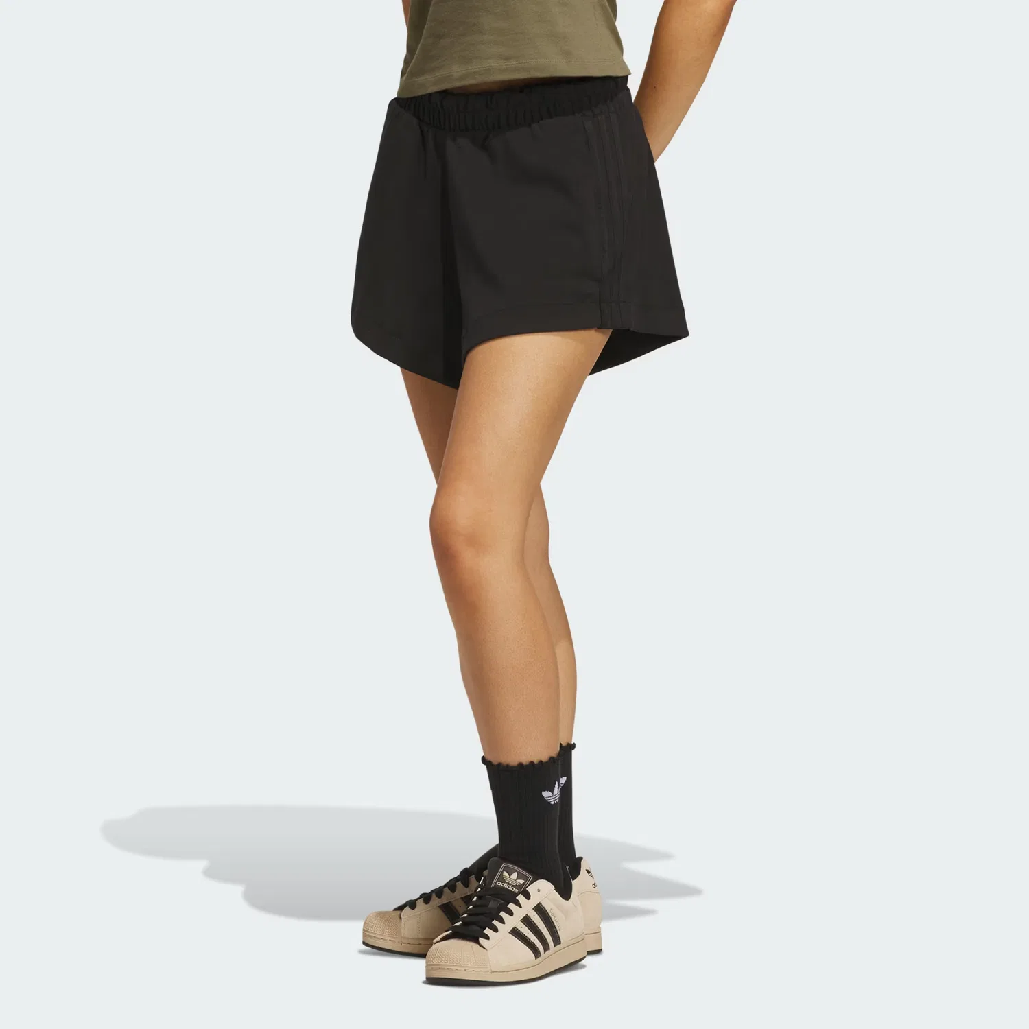 Женские шорты свободного кроя Adidas Originals, черный