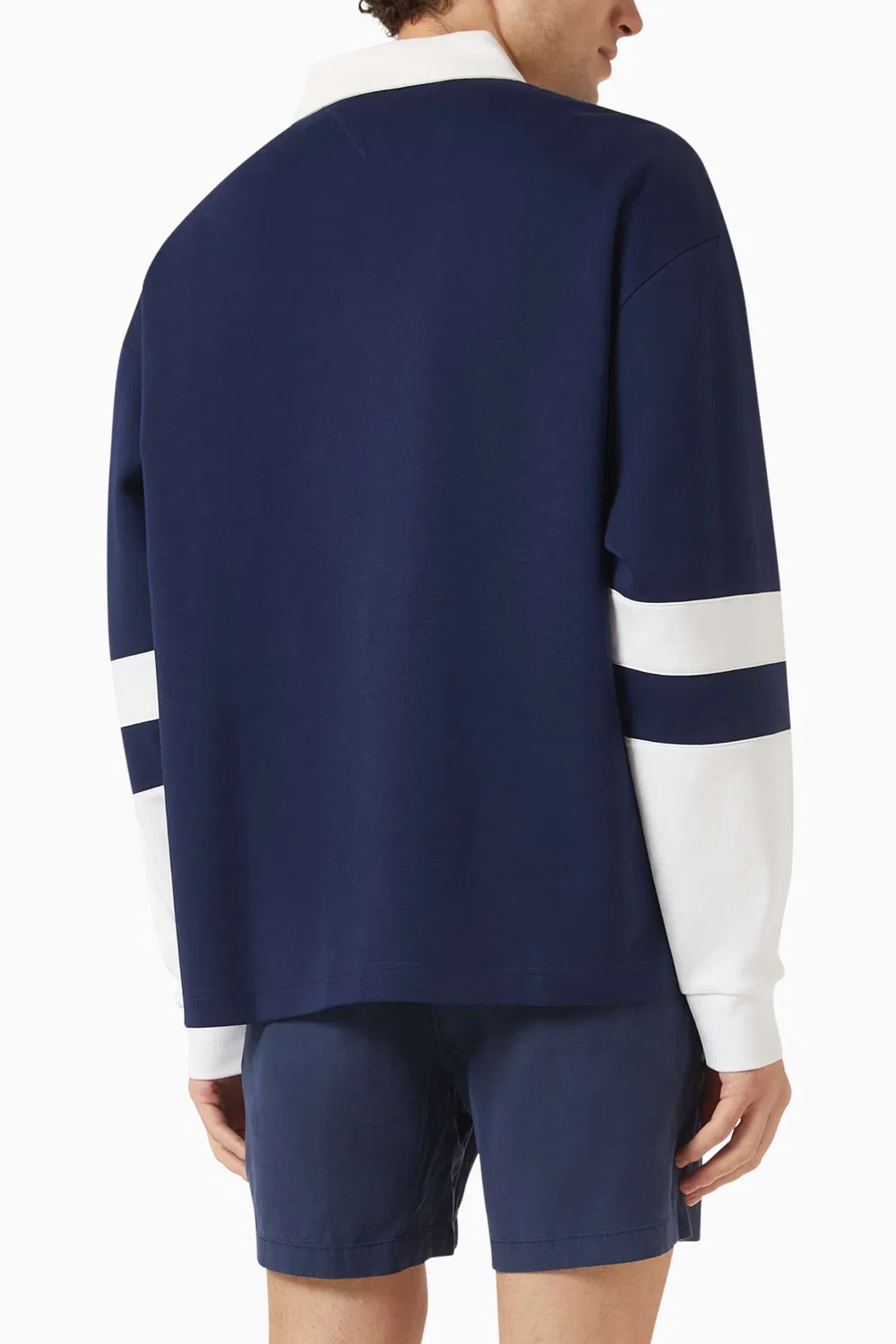 Футболка с принтом Colour-Blocked Rugby Tommy Hilfiger — фото 3