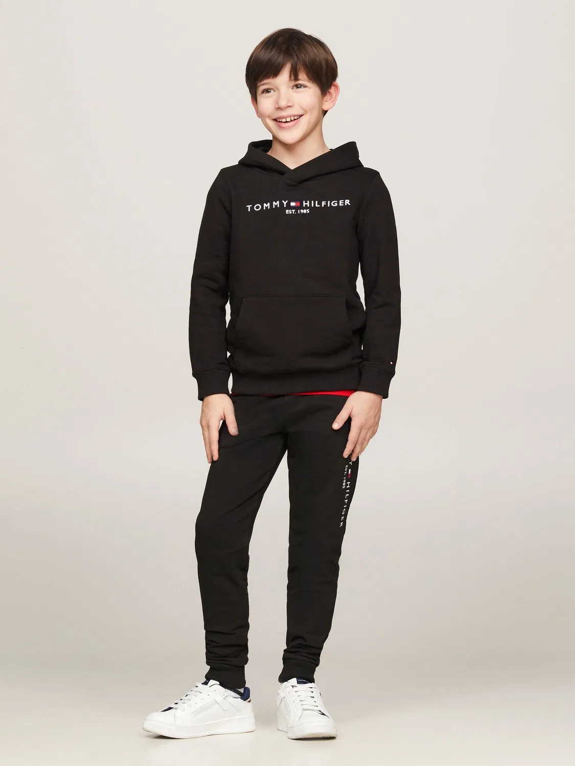 Худи Tommy Hilfiger Essential, черный — фото 3