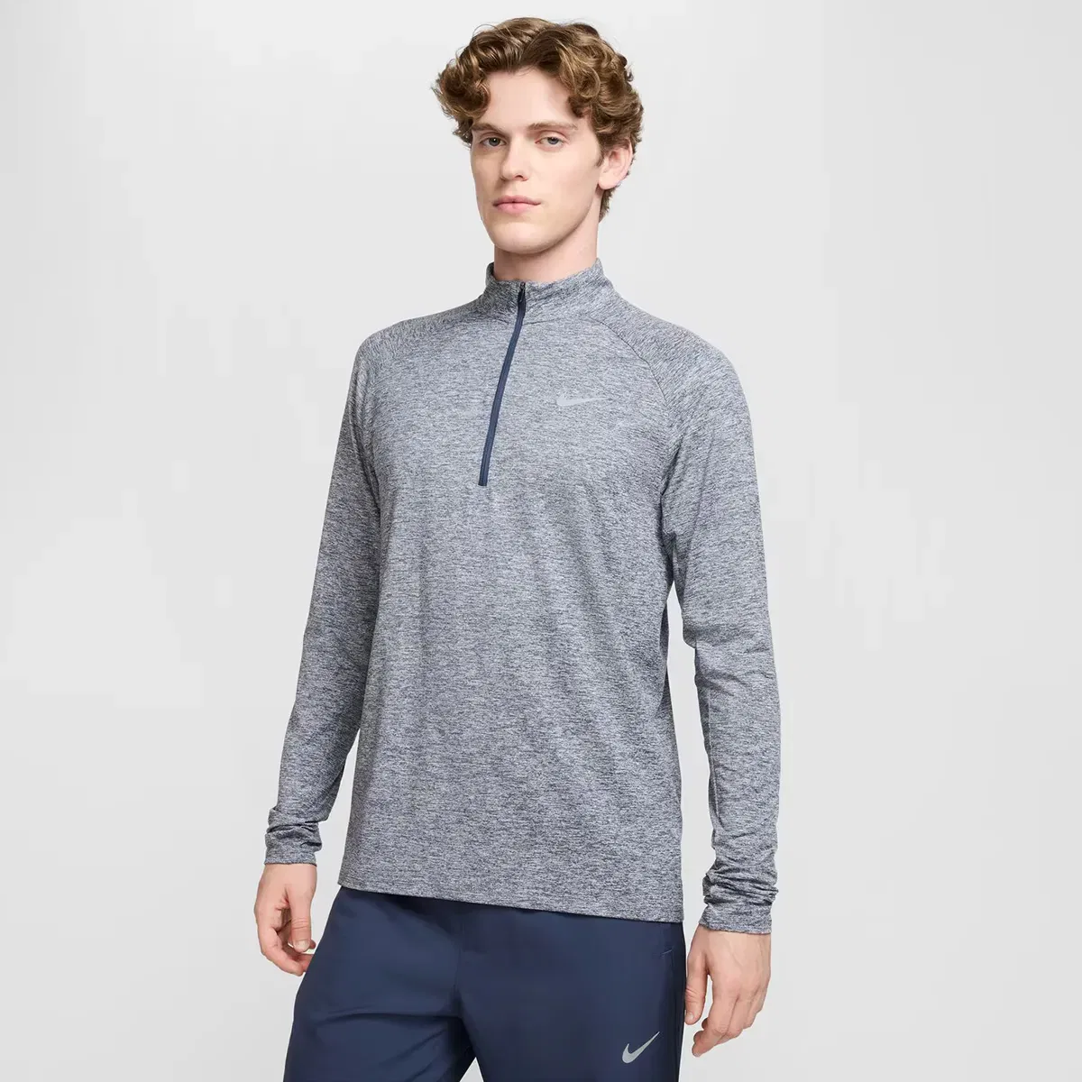 Мужская футболка с длинным рукавом Stride Nike, Azul