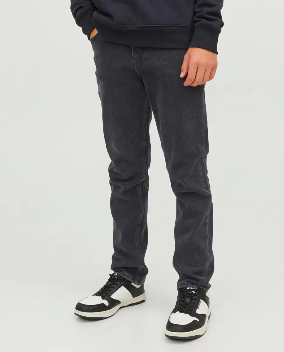 Детские джинсы для мальчиков Regular Fit Jack & Jones, Negro — фото 3