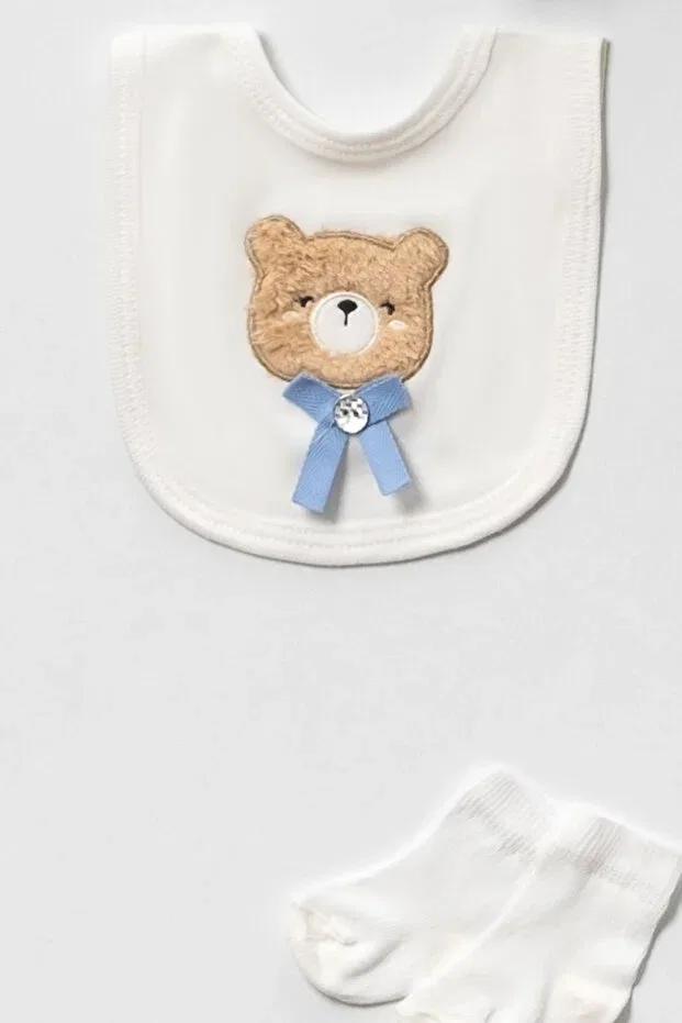 Детский комплект одежды для новорожденных с принтом Boxed Male Neu Kids, Blue — фото 4