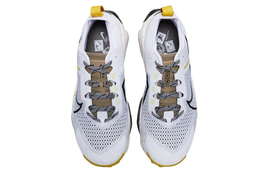 Кроссовки мужские Nike Zoomx Zegama для трейлраннинга, белый/желтый — фото 3