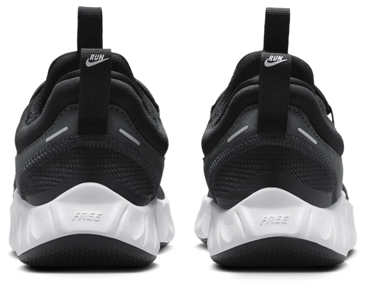 Беговые кроссовки для мальчиков Free Ride Nike, цвет Black/White/Anthracite — фото 3