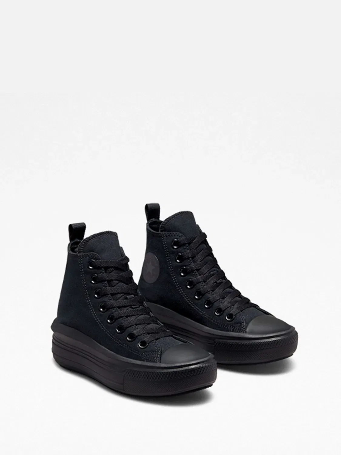 Кроссовки платформа Converse Chuck Taylor Move, черный хром — фото 4