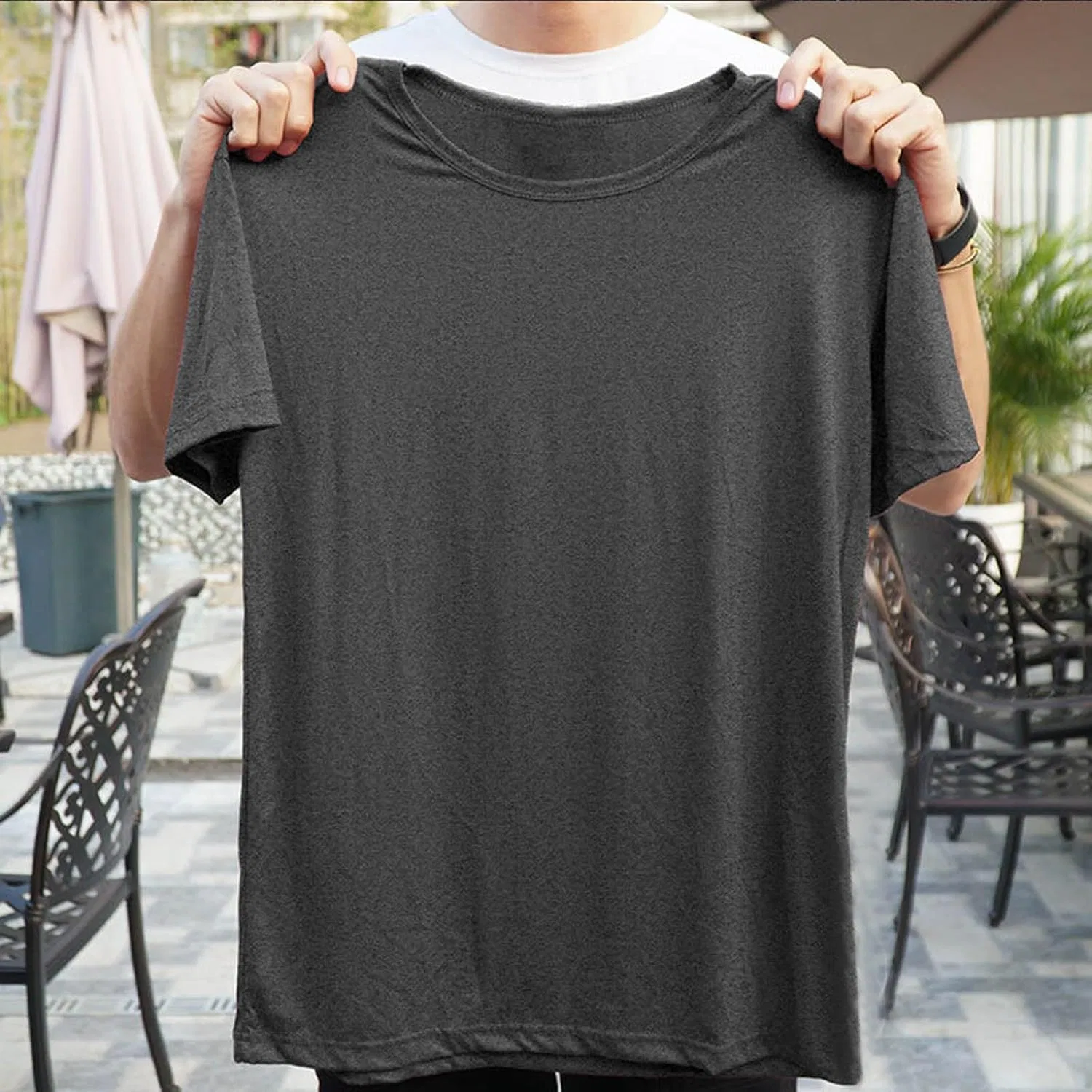 Футболка с коротким рукавом Muscle T-Shirt, Dark Gray — фото 2