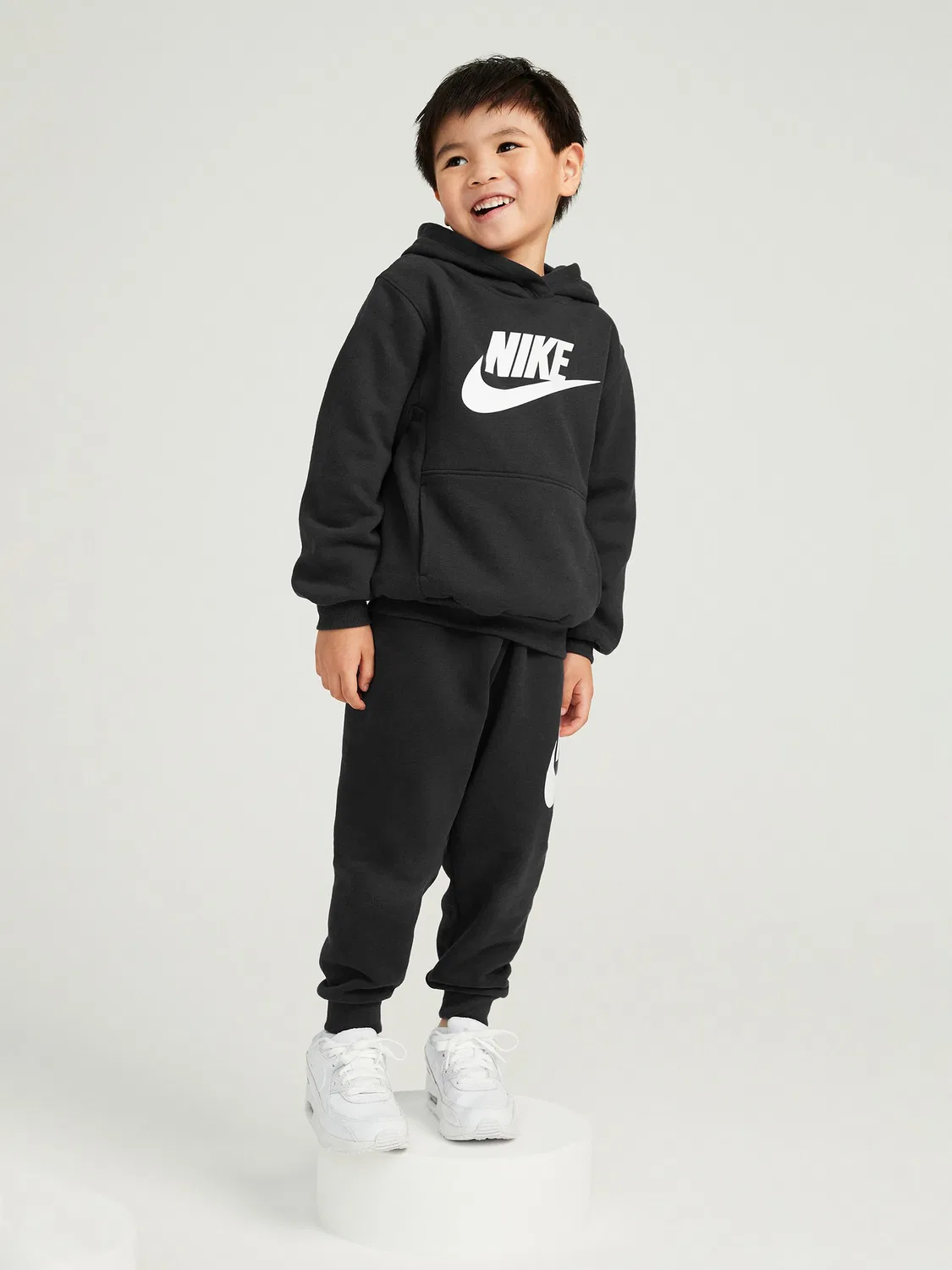 Костюм спортивный, флисовый, Club Nike, черный