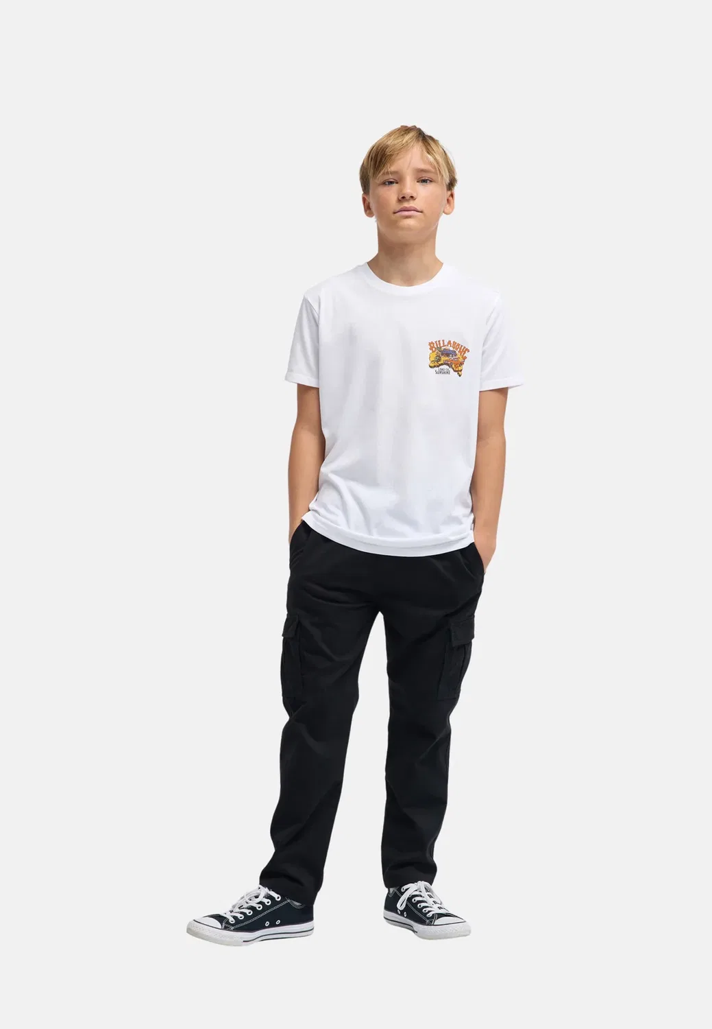 Одежда Jungen 8-16|топы ebbzt00266 - футболка с принтом Billabong, Wht