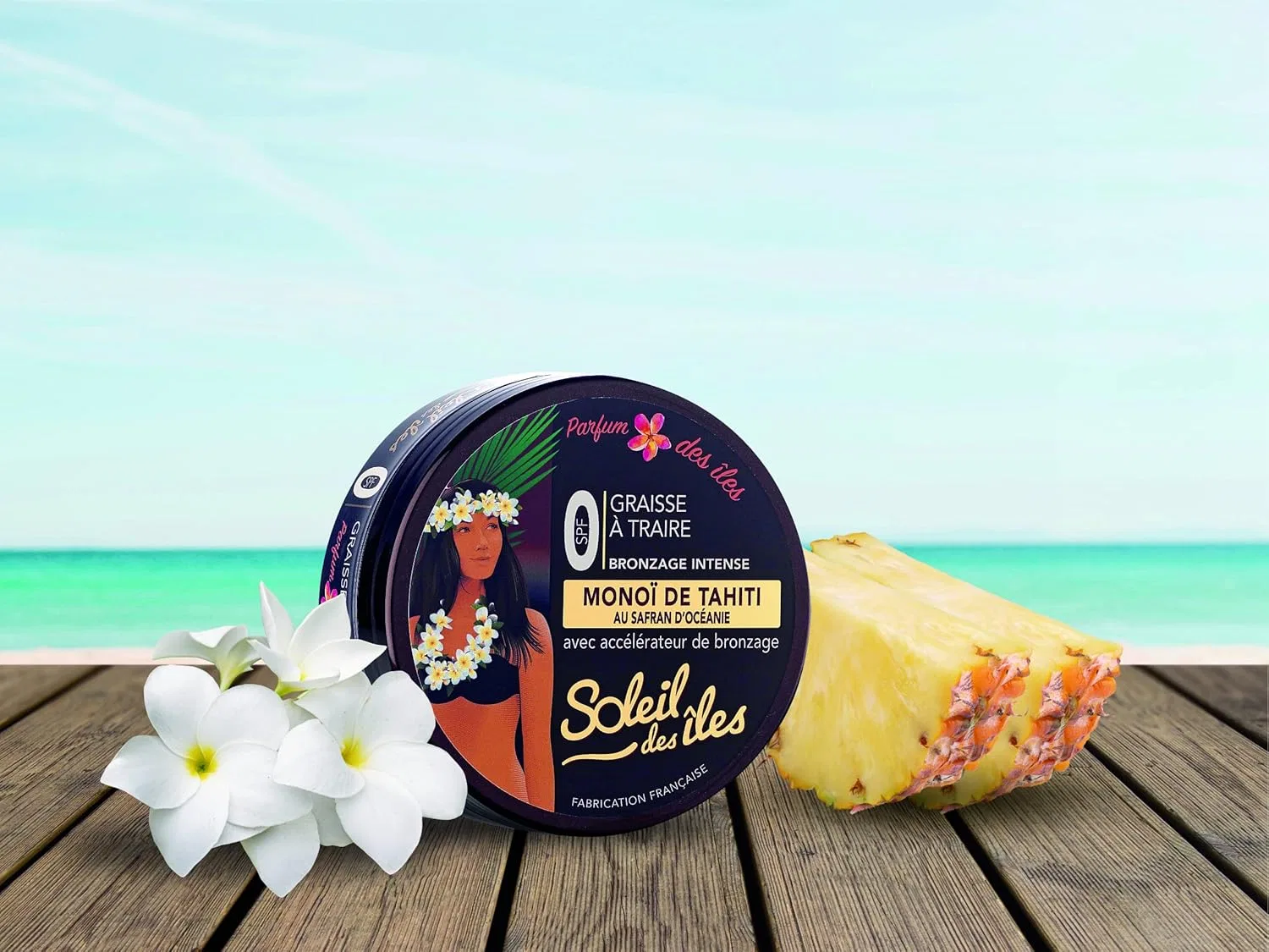 Масло для загара Soleil des Iles Milking Grease с монои де Таити и реа, 150 мл — фото 3