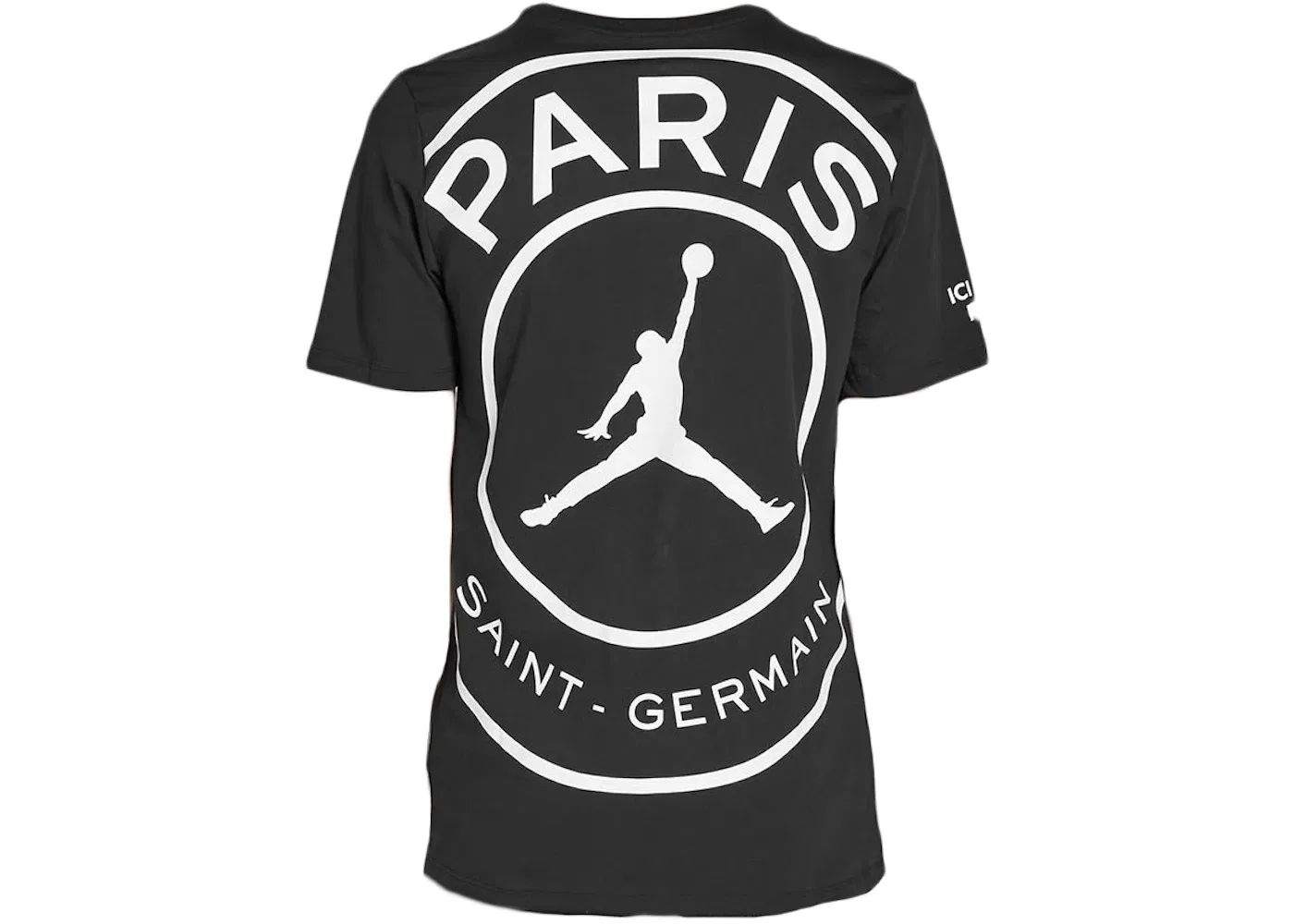 Мужская футболка с принтом Logo T-shirt Jordan, Black/White — фото 2