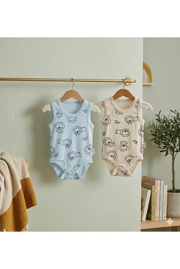 Детское боди для новорожденных хлопковый Demirdağ Baby, Ecru