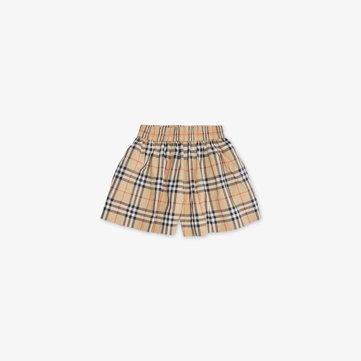Хлопковые шорты Marcy в клетку по всей поверхности, размер 4-14 лет Burberry