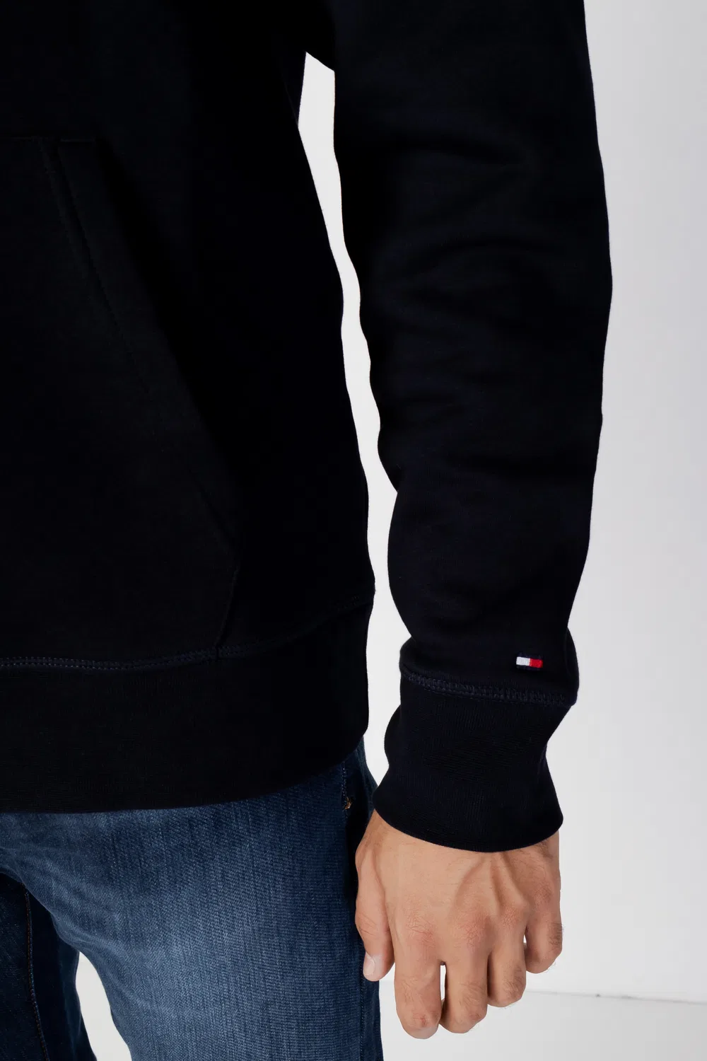 Мужской свитшот с принтом и капюшоном Tommy Hilfiger, Blue — фото 3