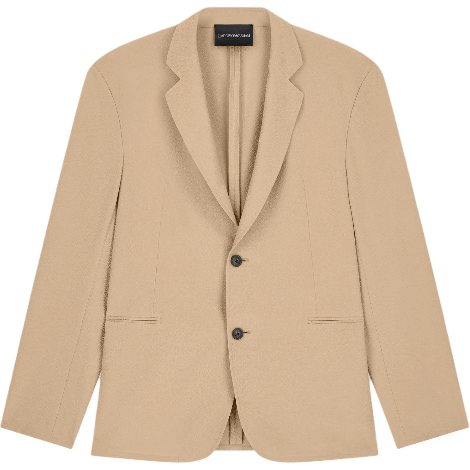 Мужской деловой костюм с лацканами Light Umber Regular Fit Emporio Armani, Light Umber
