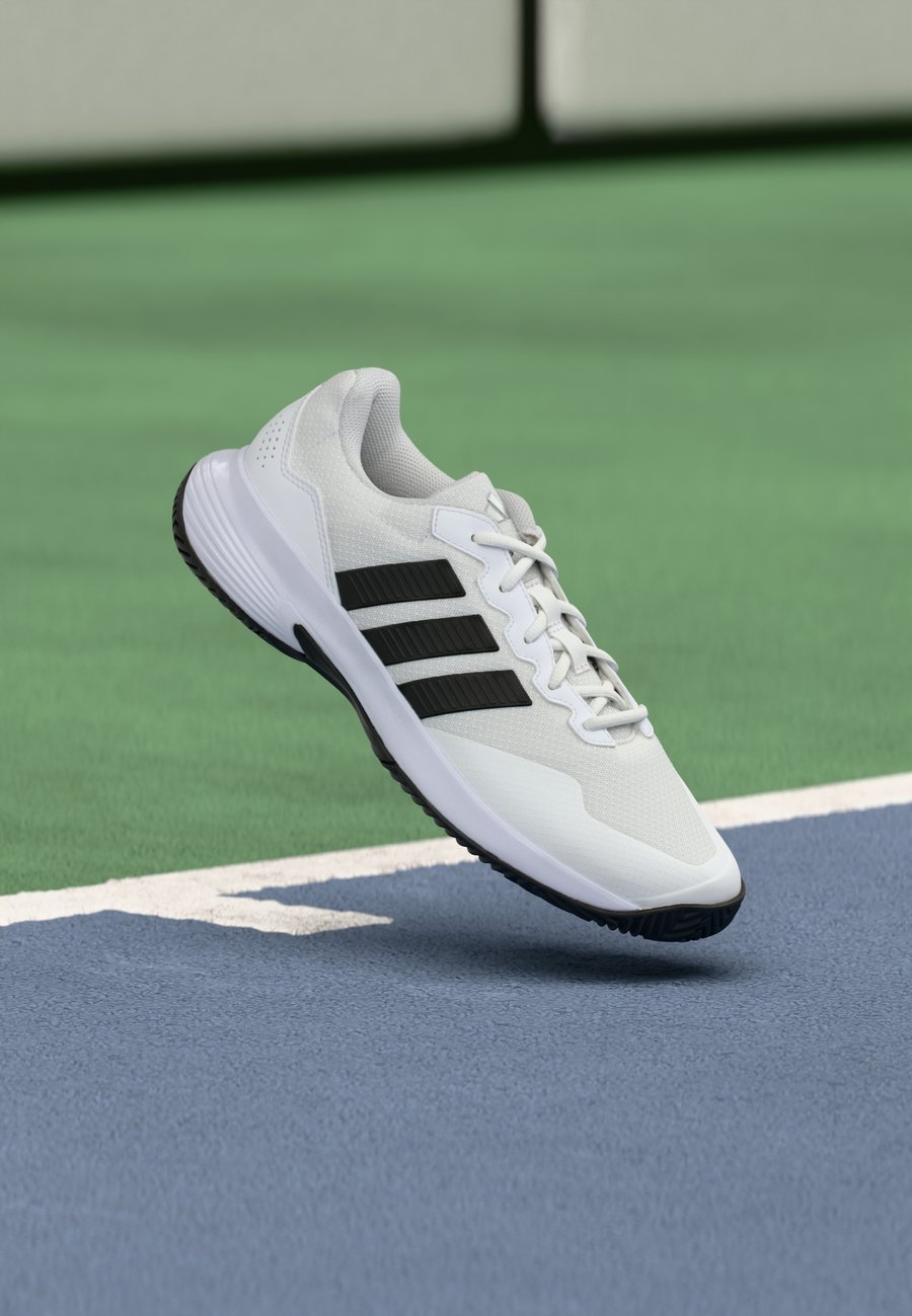 

Кроссовки Adidas Performance GAMECOURT 2 M, Footwear White/Core Black/Silver-Coloured Metallic/White
