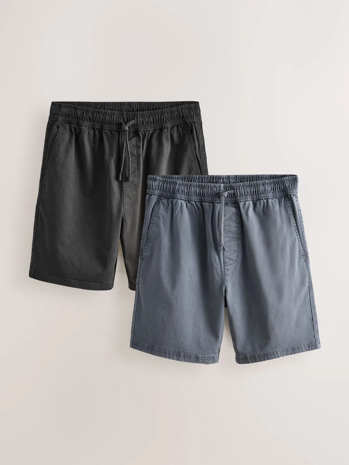 Шорты, набор из 2 штук, Garment Dyed Dock Shorts Next, черный/темно-синий