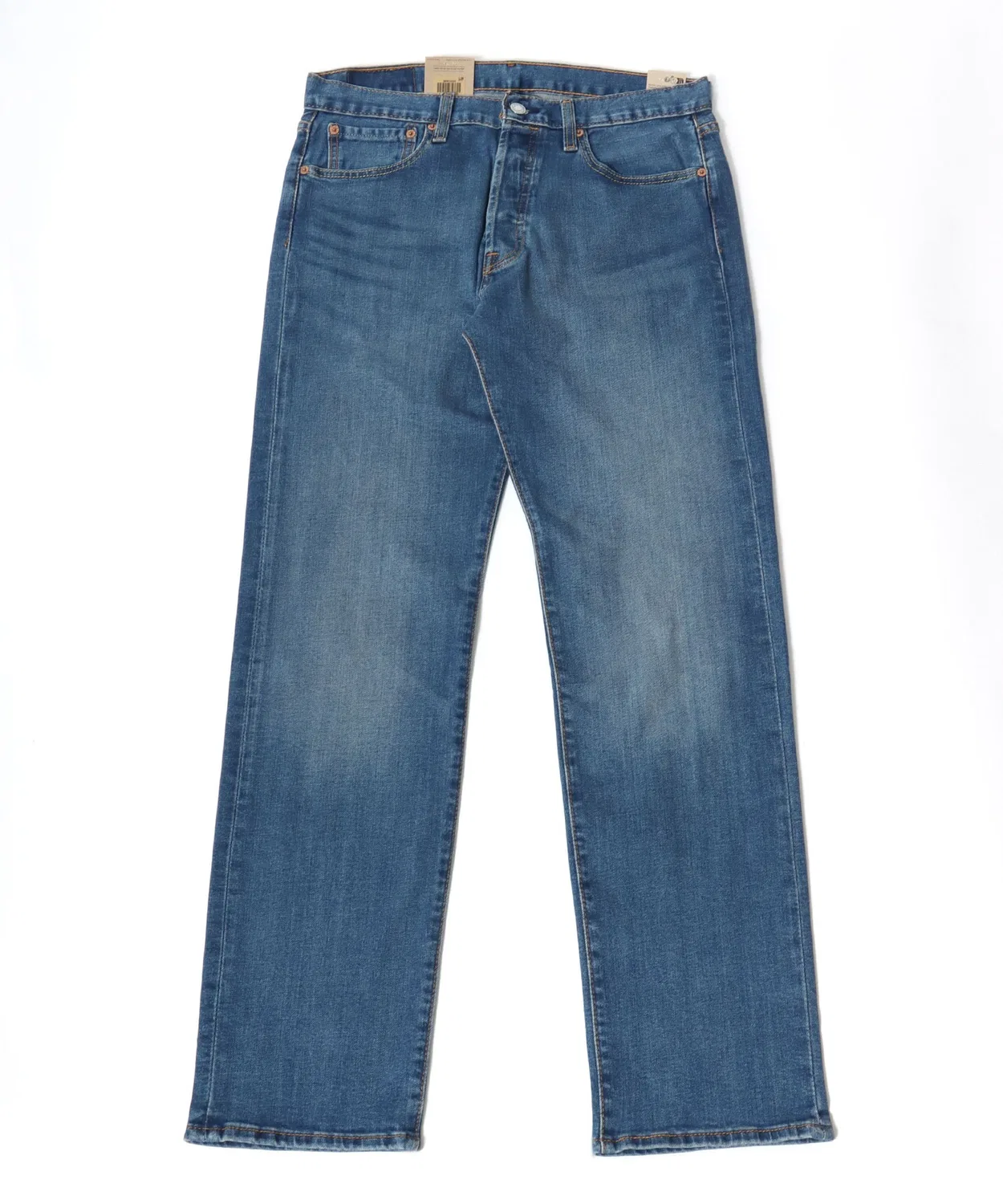 Мужские джинсы Levi's 501 Regular Straight, Черный — фото 4