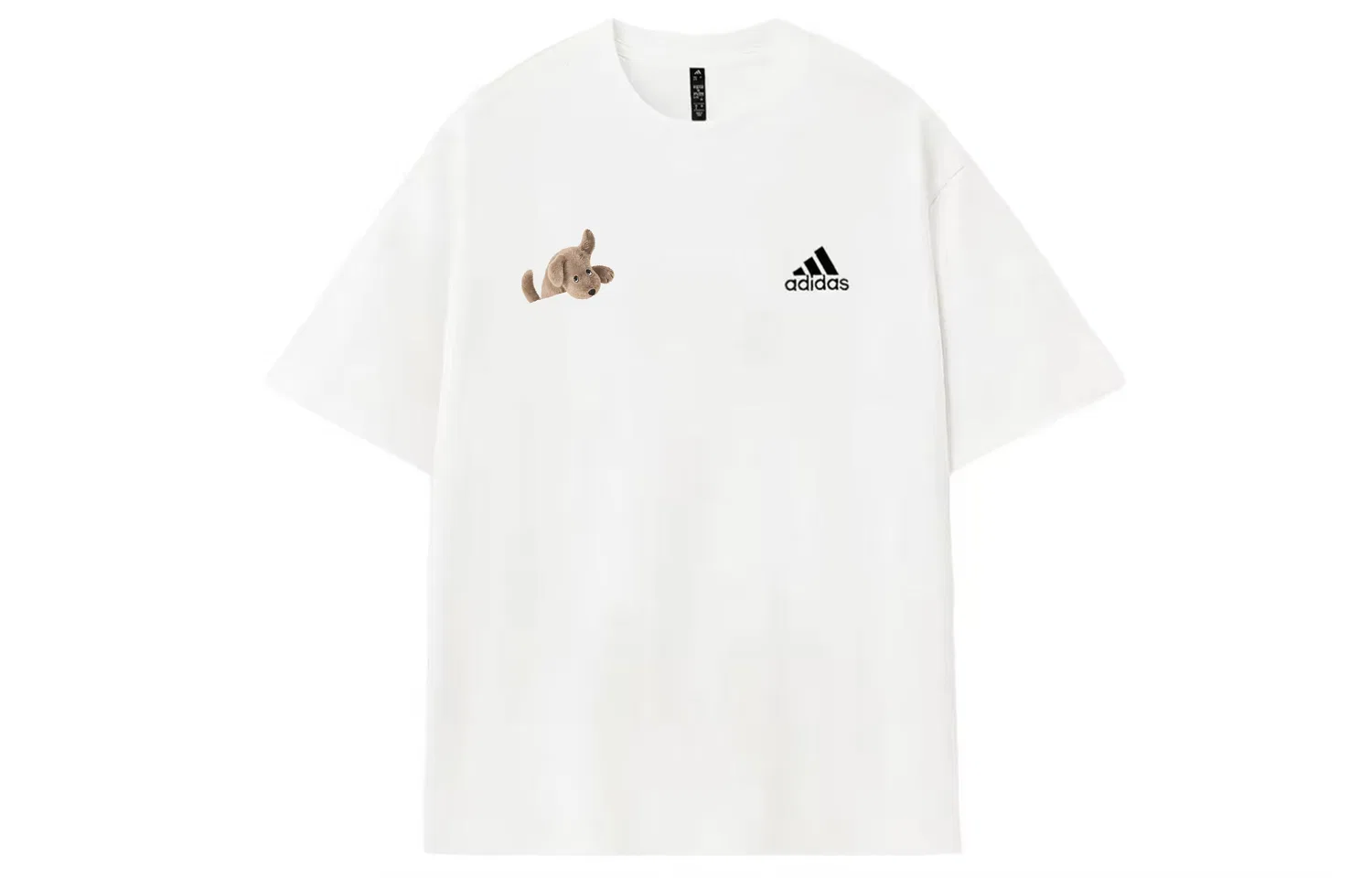 Футболка с принтом Pocket Dog, Adidas, White — фото 3