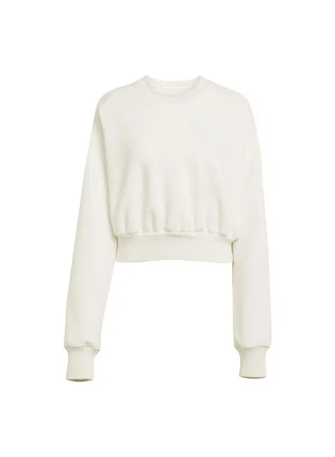 Свитшот с мягкой тканью Soft Lux Adidas, белый — фото 2