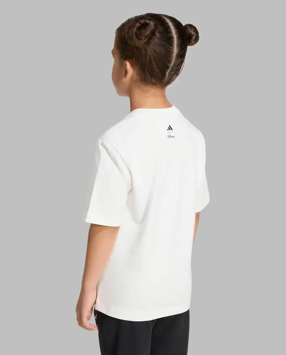 Детская футболка с принтом adidas Mickey Mouse, Белый — фото 4
