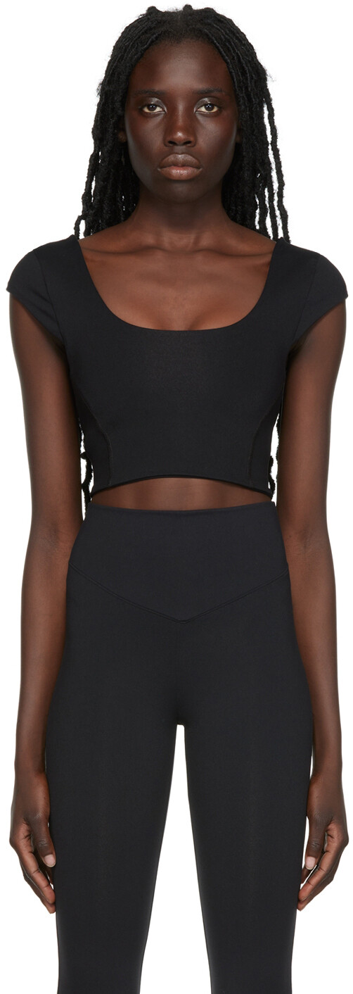 

Черный спортивный топ Jet Live the Process