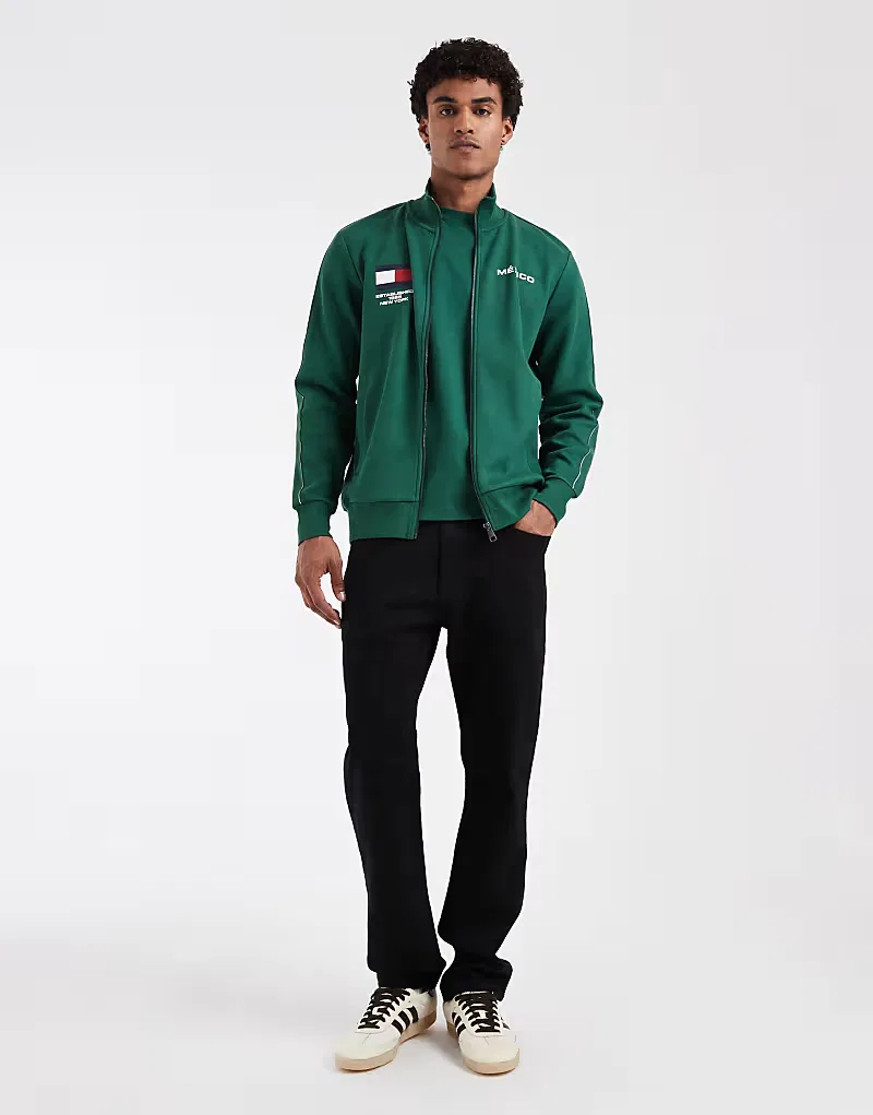 Куртка спортивная World Cup Tommy Hilfiger, зеленый — фото 3