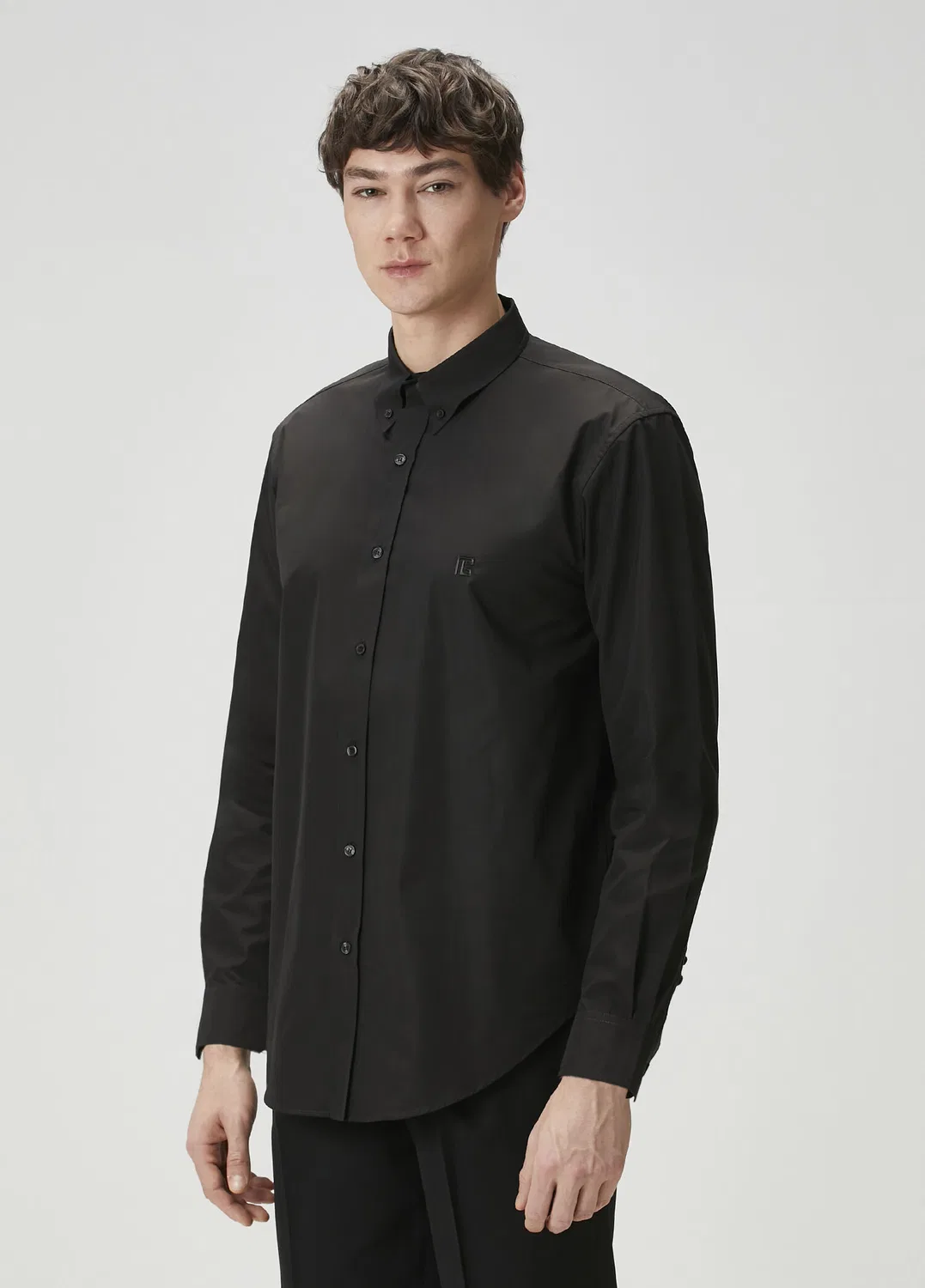 Рубашка Regular Fit Balmain, black — фото 3