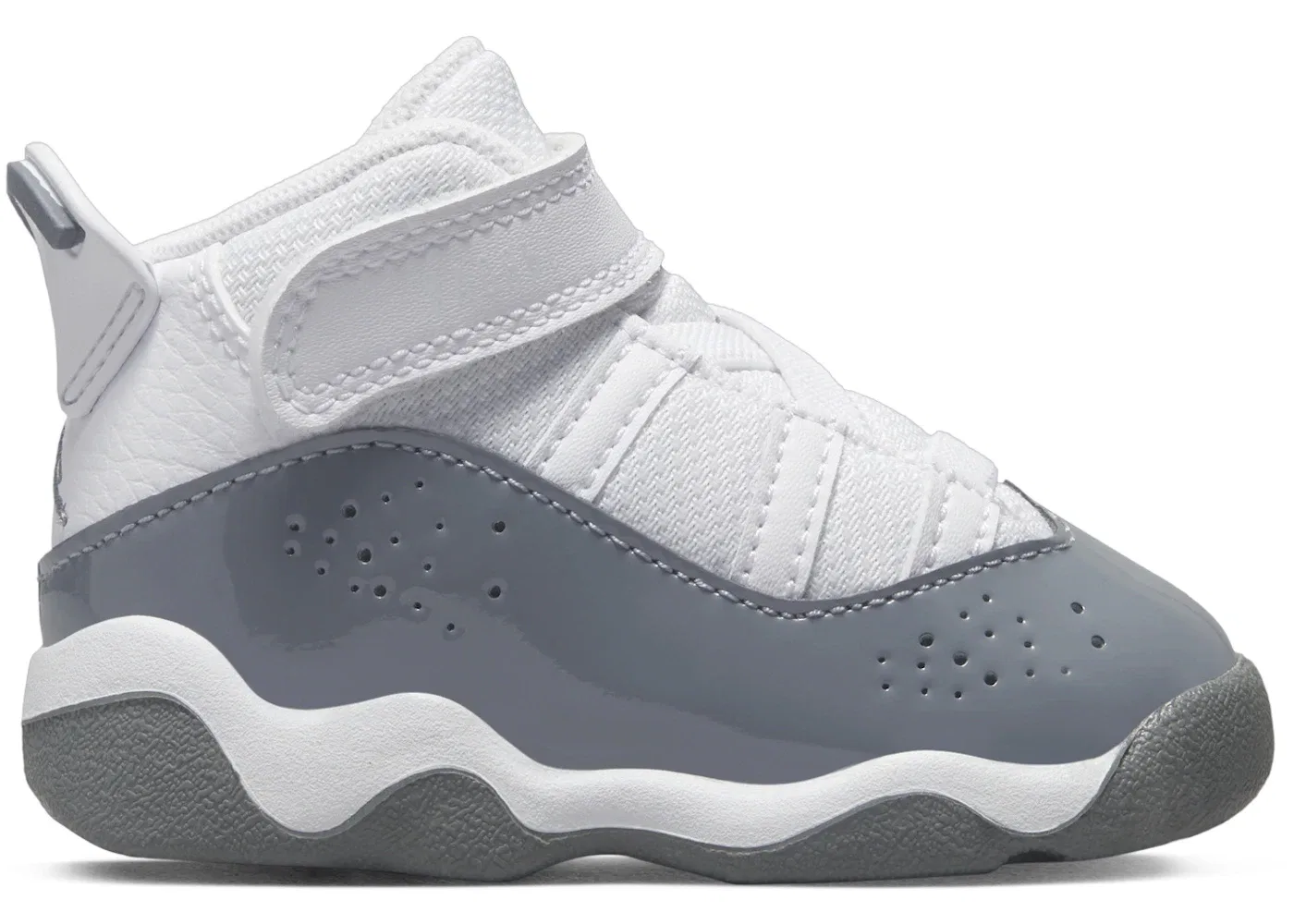 Детские кроссовки Lifestyle Jordan 6 Rings Jordan, White/White/Cool Grey