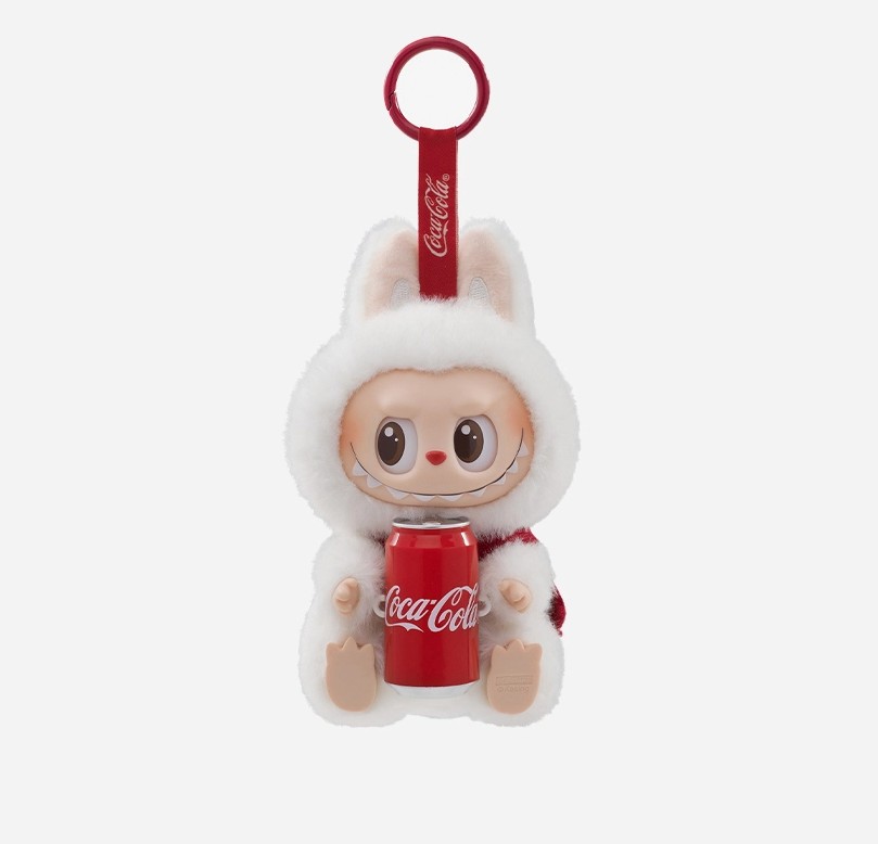 

Брелок POP MART x Coca Cola Labubu Happiness Factor (упаковано в пакет), белый/красный