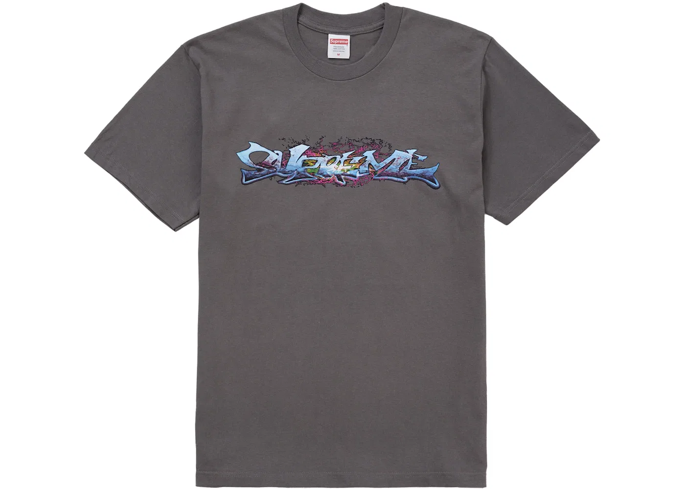Мужская футболка с принтом Tee Supreme, Charcoal — фото 2