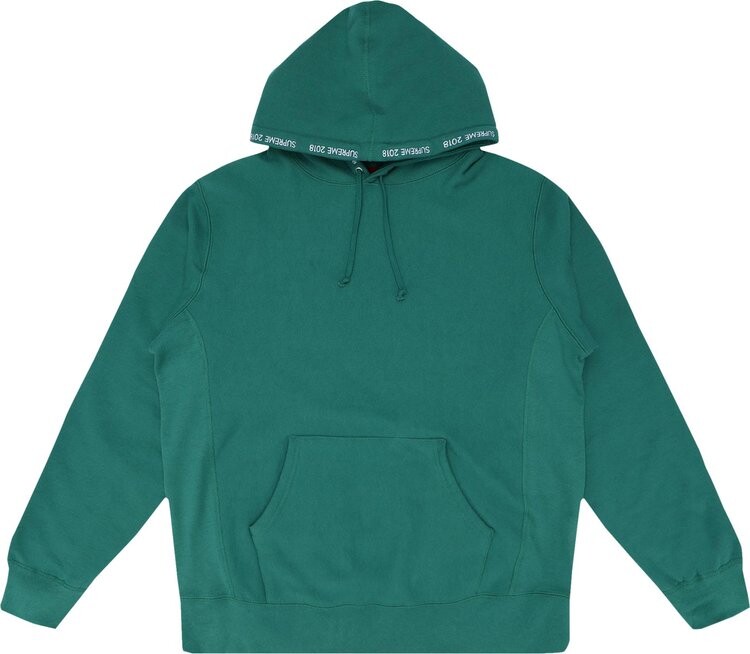 

Толстовка Supreme Channel Hooded Sweatshirt 'Light Pine', зеленый