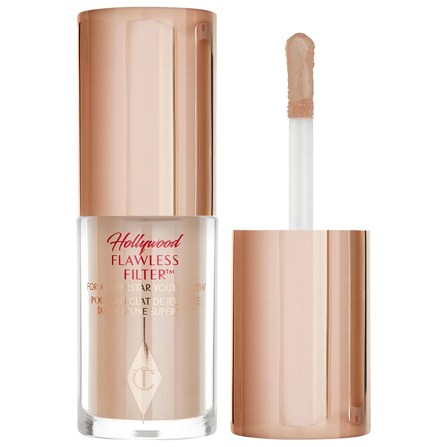 Тональный фильтр-хайлайтер Mini Hollywood Flawless Filter Charlotte Tilbury, 4.5 Medium