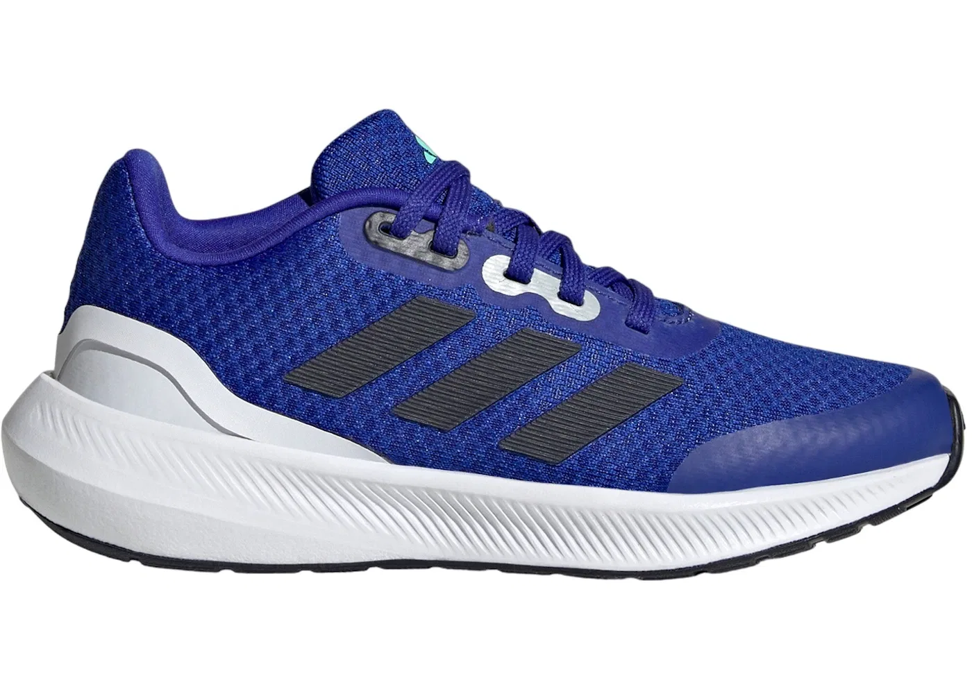 Детские кроссовки для бега с шнуровкой Adidas Runfalcon 3, Lucid Blue Legend Ink Cloud White