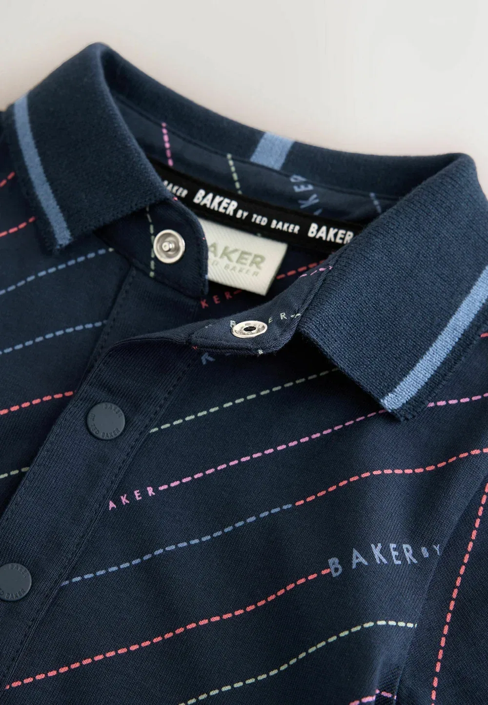 Комбинезон-Поло с принтом по всей поверхности, стандартного кроя Baker By Ted Baker, Navy — фото 3