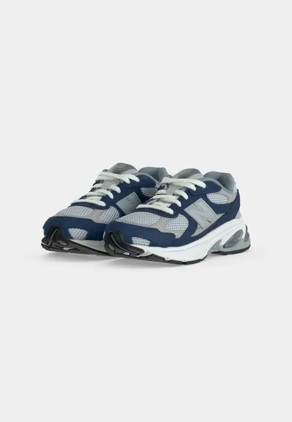 Кроссовки из синтетики/текстиля/кожи 2010 New Balance, Navy/Aluminum Grey, темно-синий/серый — фото 3