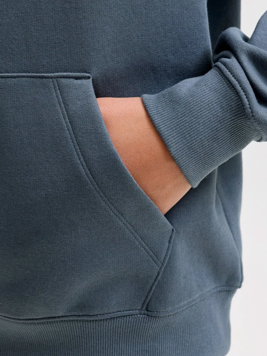Детская толстовка Jack & Jones Junior 'JJEStar' темно-синего цвета — фото 2