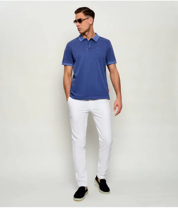 Мужские чинос H-Kaiton1 Slim Fit от BOSS, белый — фото 2