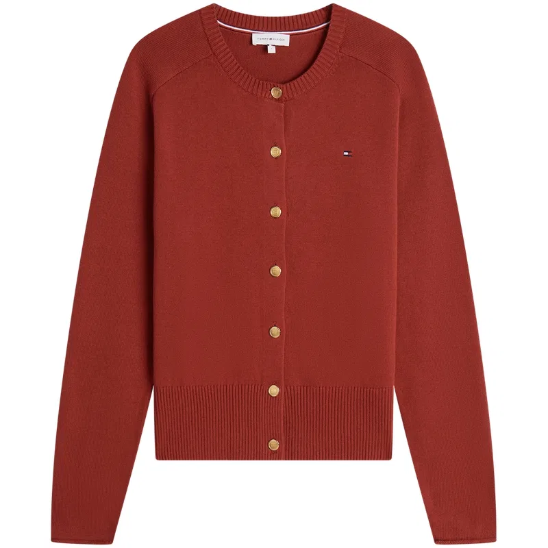 Женский свитер с круглым вырезом Tommy Hilfiger, Red Xnn