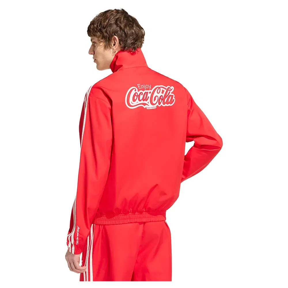 Толстовка Coca Cola Classic Sport Firebird Adidas Originals, красный — фото 2