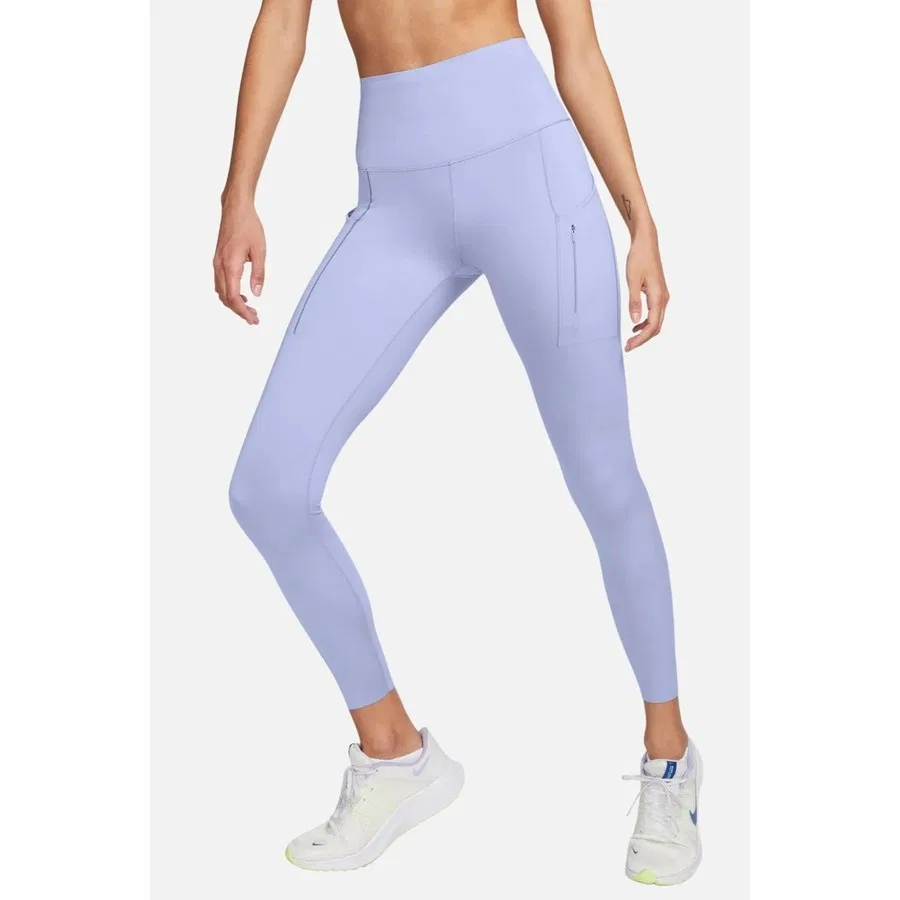 Женские леггинсы с высокой посадкой Nike Training Go Dri Fit Infinalock, Светло-фиолетовый