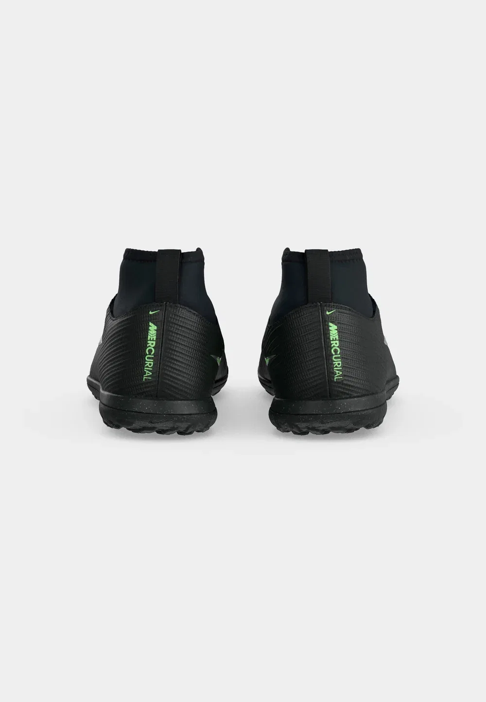 Футбольные бутсы Jr Mercurial Superfly 11 Club TF унисекс для искусственной травы Nike Performance, Black/Illusion Green — фото 4