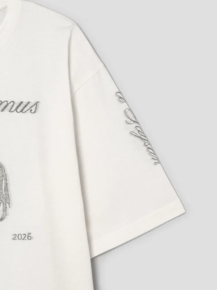 Футболка с жаккардовым принтом, Donkey Jacquard JACQUEMUS, Ivory — фото 4