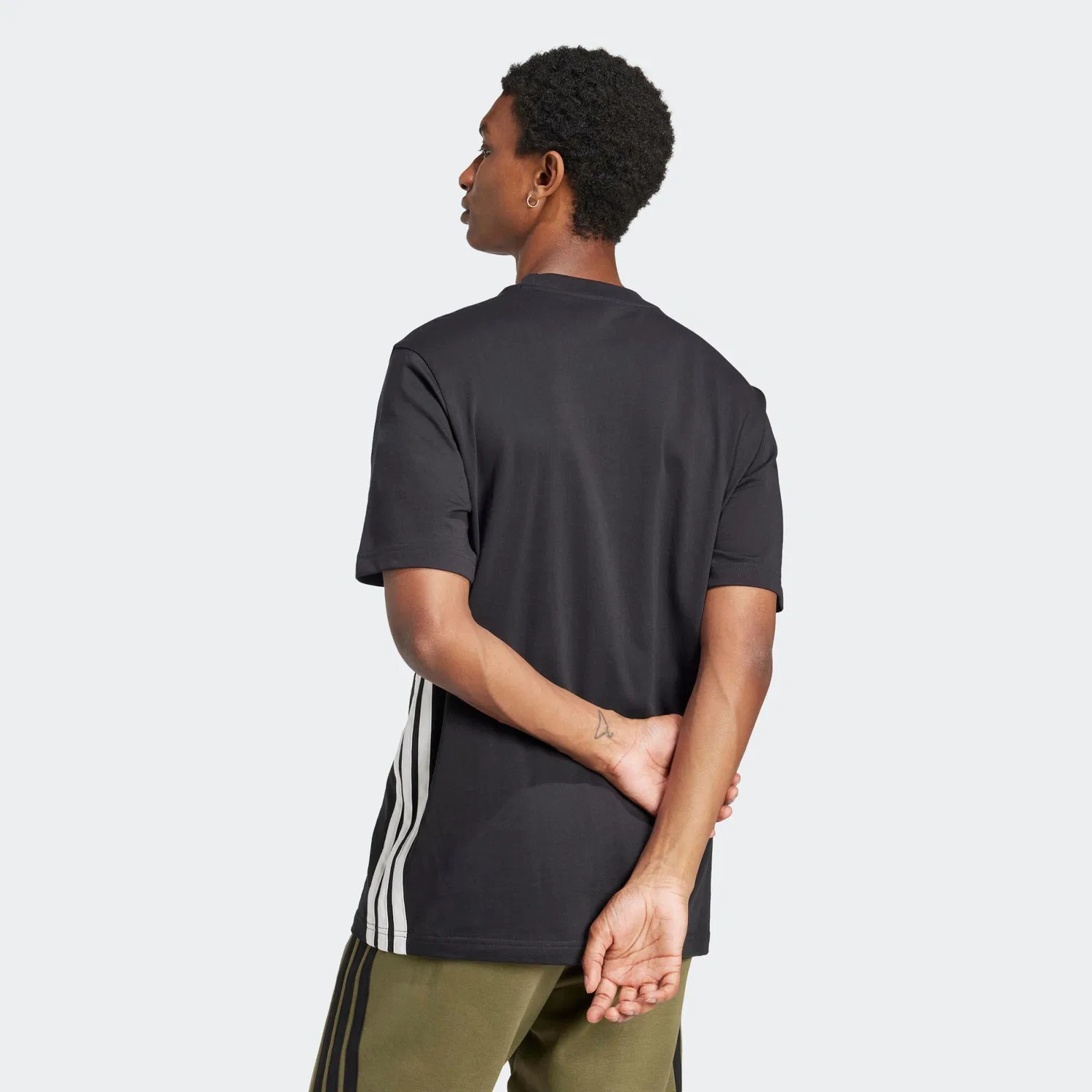 Мужская футболка Adidas, Schwarz — фото 3