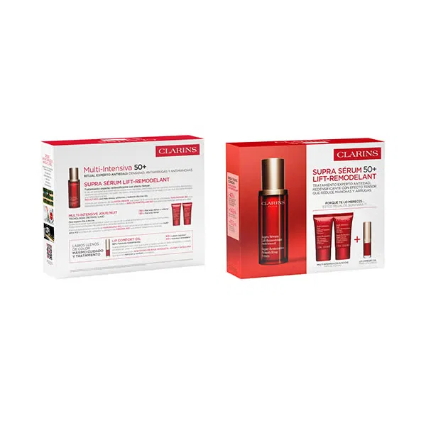Набор косметики для ухода за кожей CLARINS Cofre Supra Serum + Multi Intensiva