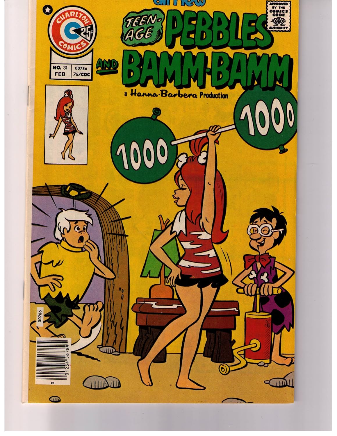 

Teen-age Pebbles and Bamm-bamm Feb. 1976 (Vol. 5 Febr. 1976) (Charlton Publ.)